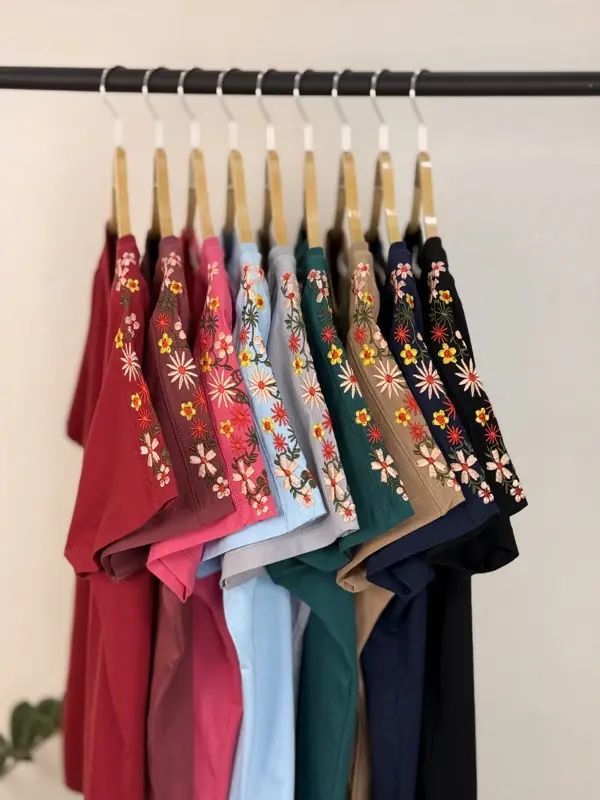 تیشرت گلدوزی
