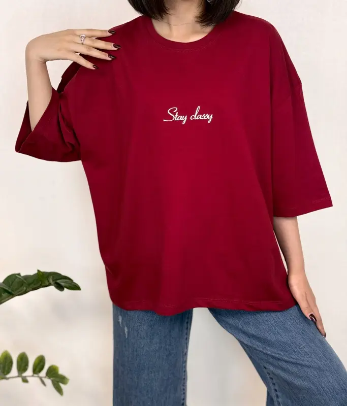 تیشرت باکسی پرنده
