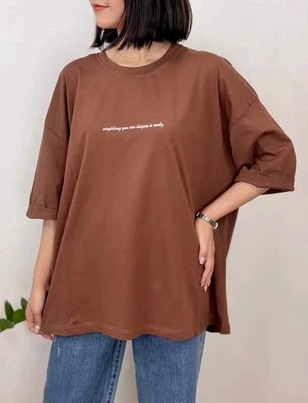 تیشرت باکسی آوا